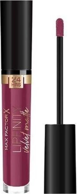 Max Factor Lipfinity Velvet Matte Lippenstift - 050 Satin Berry Rood -Mode Cosmetica Lipmake-Upwinkel 477x1200 5