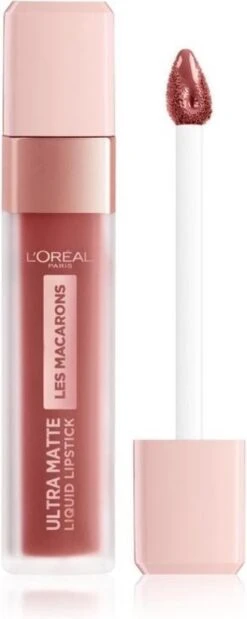 L'Oréal Paris Les Macarons Langhoudende Matte Lipstick - 822 Mon Caramel – Nude – 6,7 Ml -Mode Cosmetica Lipmake-Upwinkel 479x1200