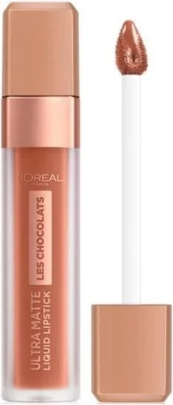 L’Oréal Paris Les Chocolates Ultra Matte Liquid Lippenstift - 862 Volupto Choco -Mode Cosmetica Lipmake-Upwinkel 513x1200 2