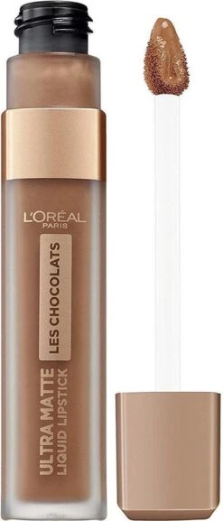 L’Oréal Paris Les Chocolats Ultra Matte Liquid Lippenstift - 860 Ginger Bomb -Mode Cosmetica Lipmake-Upwinkel 514x1200
