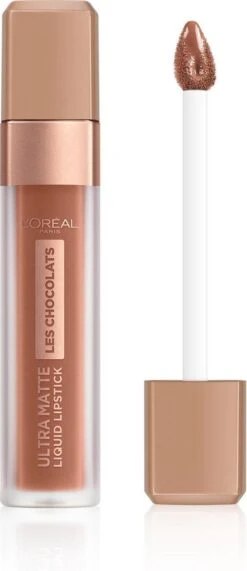 L’Oréal Paris Les Chocolates Ultra Matte Liquid Lippenstift - 862 Volupto Choco -Mode Cosmetica Lipmake-Upwinkel 519x1200 2