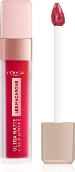 L’Oréal Paris Make-Up Designer Les Macarons Lippenstift - 828 Framboise Frenzy - Rood - Langhoudend - 6,7 Ml -Mode Cosmetica Lipmake-Upwinkel 529x1200 1