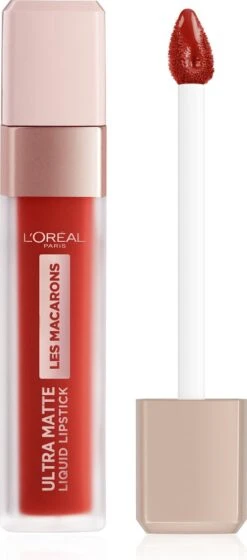 L’Oréal Paris Les Macarons Langhoudende Matte Lipstick - 832 Strawberry Sauvage - Roze - 6,7 Ml -Mode Cosmetica Lipmake-Upwinkel 529x1200