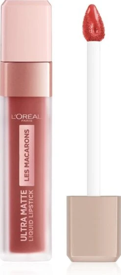 L'Oréal Paris Les Macarons Langhoudende Matte Lipstick - 822 Mon Caramel – Nude – 6,7 Ml