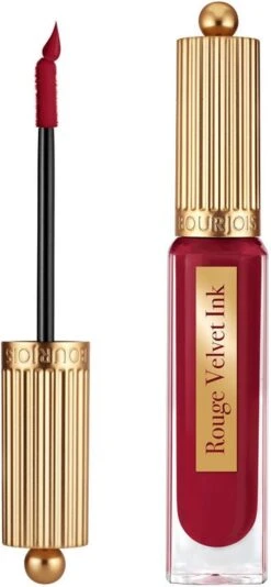 Bourjois Rouge Velvet Ink Lippenstift - 010 Re(d) Belle -Mode Cosmetica Lipmake-Upwinkel 555x1200