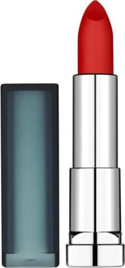 Maybelline Color Sensational - 965 Siren In Scarlett - Matte Rood - Lippenstift -Mode Cosmetica Lipmake-Upwinkel 562x1200 4