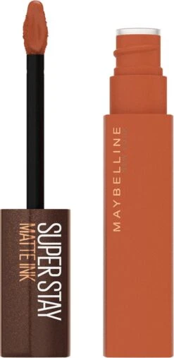 Maybelline SuperStay Matte Ink Lipstick Coffee Collection Limited Edition - 265 Caramel Collector - Nude Lippenstift - 5 Ml -Mode Cosmetica Lipmake-Upwinkel 585x1200