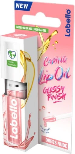Labello Caring Lip Oil Dress Nude - 5.5 Ml -Mode Cosmetica Lipmake-Upwinkel 586x1200 3