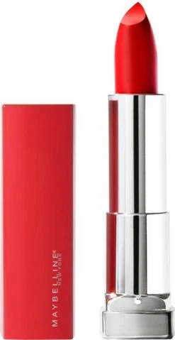 Maybelline Color Sensational Made For All Lippenstift - 382 Red For Me - Rood - Mat -Mode Cosmetica Lipmake-Upwinkel 619x1200 4