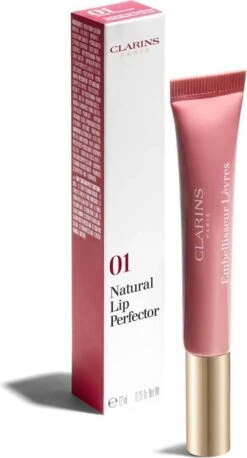 Clarins Instant Light Natural Lip Perfector - 01 Rose Shimmer - Lipgloss - 12 Ml -Mode Cosmetica Lipmake-Upwinkel 647x1200