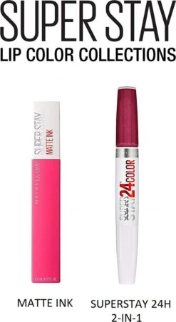 Maybelline Superstay Matte Ink Lippenstift - 40 Believer -Mode Cosmetica Lipmake-Upwinkel 656x1200