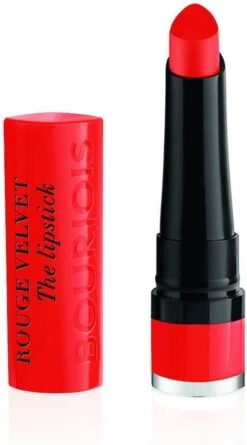 Bourjois Rouge Velvet The Lipstick - 07 Joli Carmin'ois -Mode Cosmetica Lipmake-Upwinkel 666x1200