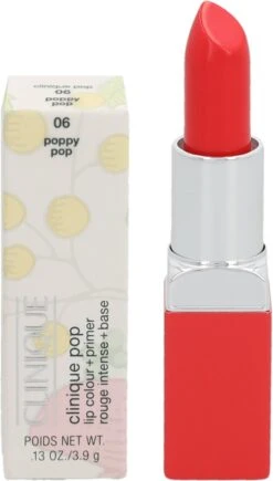 Clinique Pop Lip Colour + Primer Lippenstift - Poppy Pop -Mode Cosmetica Lipmake-Upwinkel 681x1200 3
