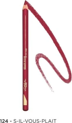 L’Oréal Paris Color Riche Lipliner - 124 S'il Vous Plait - Rood Lippenpotlood -Mode Cosmetica Lipmake-Upwinkel 705x1200 1