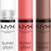 NYX Professional Makeup - Holidays 2022 Mrs Claus - Butter Gloss Trio - Lip Gloss -Mode Cosmetica Lipmake-Upwinkel 718x1200
