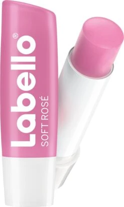 Labello - Lippenbalsem Soft Rosé - Lipverzorging - Lipbalm - Droge Lippen - 24 Uurs Werking - Dames - Meisjes - Kunststof - Roze -Mode Cosmetica Lipmake-Upwinkel 720x1200 3