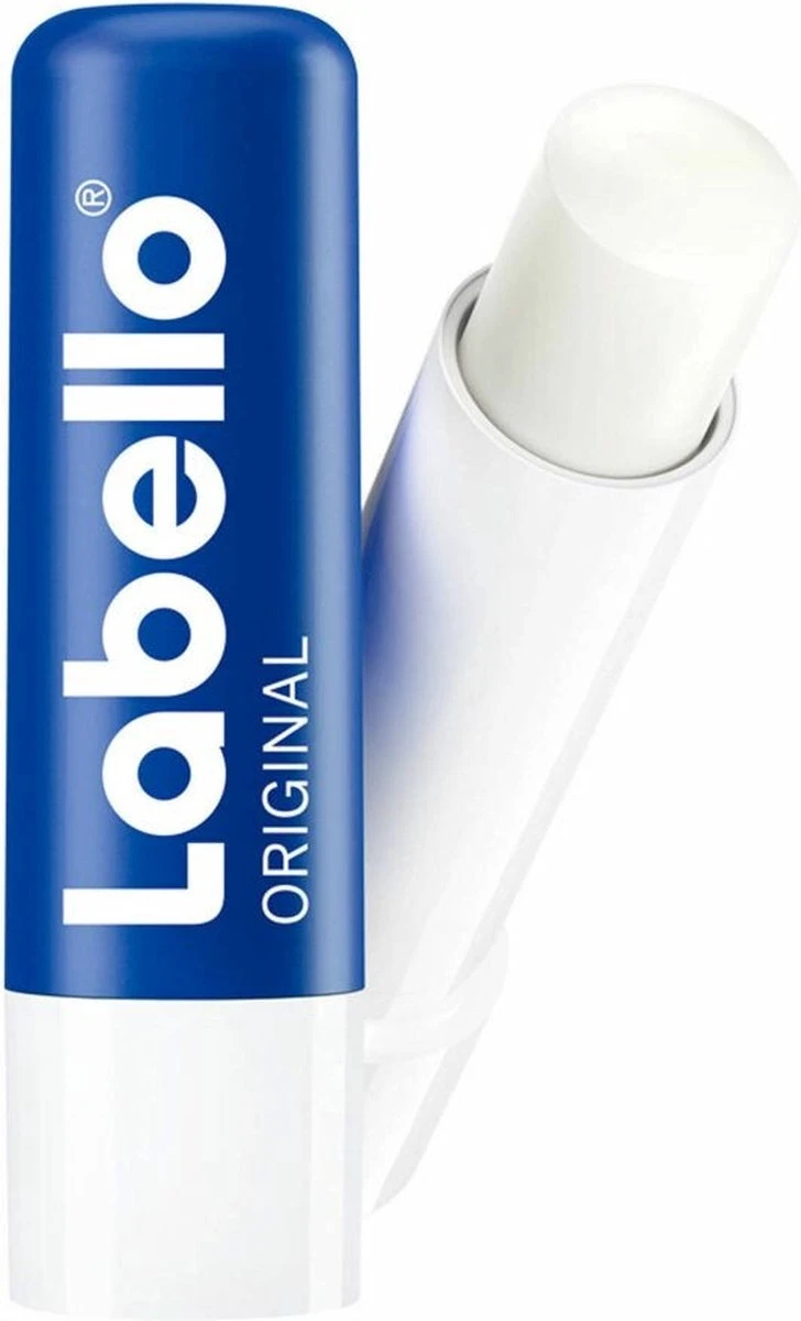 Labello - Lippenbalsem Classic - Lipverzorging - Lipbalm - Droge Lippen - 24 Uurs Werking - Dames - Meisjes - Kunststof - Blauw 4 Labello - Lippenbalsem Classic - Lipverzorging - Lipbalm - Droge Lippen - 24 Uurs Werking - Dames - Meisjes - Kunststof - Blauw - Afbeelding 2