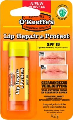 O'Keeffe's - Liprepair & Protect - SPF15 - 4,2 Gram -Mode Cosmetica Lipmake-Upwinkel 729x1200 1