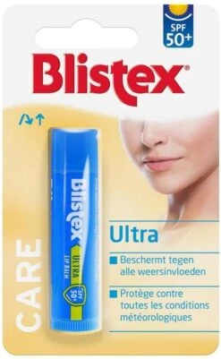 Blistex Lippenbalsem Ultra SPF50+ -Mode Cosmetica Lipmake-Upwinkel 739x1200 1