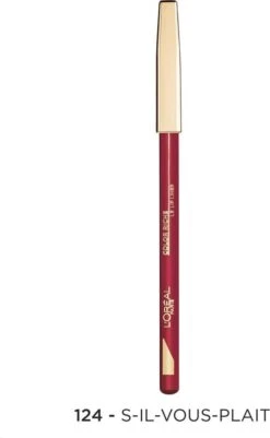 L’Oréal Paris Color Riche Lipliner - 124 S'il Vous Plait - Rood Lippenpotlood -Mode Cosmetica Lipmake-Upwinkel 739x1200 2