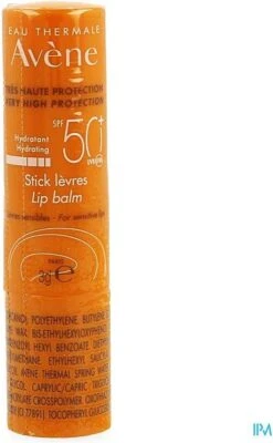 Avène Zonnebrand Lipstick SPF 50+ 3 Gram -Mode Cosmetica Lipmake-Upwinkel 741x1200 2