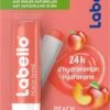 Labello Fruity Shine Peach Lippenbalsem - 5.5ml -Mode Cosmetica Lipmake-Upwinkel 747x1200 2