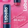 Labello Lippenbalsem Caring Beauty Pink -Mode Cosmetica Lipmake-Upwinkel 750x1200 1