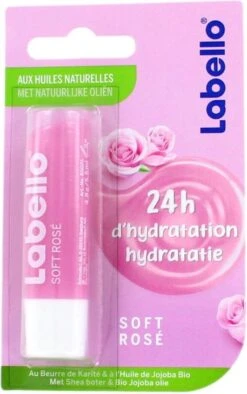 Labello - Lippenbalsem Soft Rosé - Lipverzorging - Lipbalm - Droge Lippen - 24 Uurs Werking - Dames - Meisjes - Kunststof - Roze -Mode Cosmetica Lipmake-Upwinkel 753x1200 2
