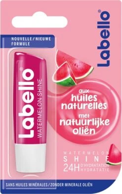 Labello Watermelon Shine Lippenbalsem -Mode Cosmetica Lipmake-Upwinkel 754x1200 1