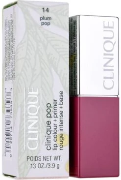 Clinique Pop Lip Colour + Primer Lippenstift - Plum Pop -Mode Cosmetica Lipmake-Upwinkel 809x1200