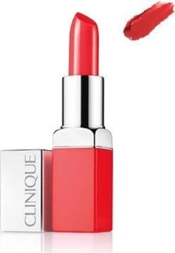 Clinique Pop Lip Colour + Primer Lippenstift - Poppy Pop -Mode Cosmetica Lipmake-Upwinkel 833x1200
