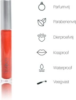 Blèzi® Lip Fix 45 Breezy Red - Lipstick - Lippenstift Langhoudend - Rood Oranje -Mode Cosmetica Lipmake-Upwinkel 916x1200