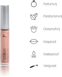 Blèzi® Lip Fix 03 Pure Nude - Lipstick - Lippenstift Langhoudend - Nude Licht Roze -Mode Cosmetica Lipmake-Upwinkel 970x1200