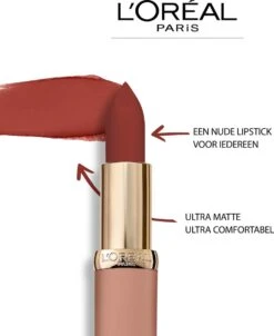 L’Oréal Paris Color Riche Free The Nudes Lipstick - Nude Matte - 08 No Lies - Roze - 3,9 Gr -Mode Cosmetica Lipmake-Upwinkel 980x1200 2