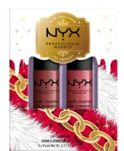 NYX Professional Makeup - Holidays 2022 Mrs Claus - Soft Matte Lip Cream Duo 02 - Roze